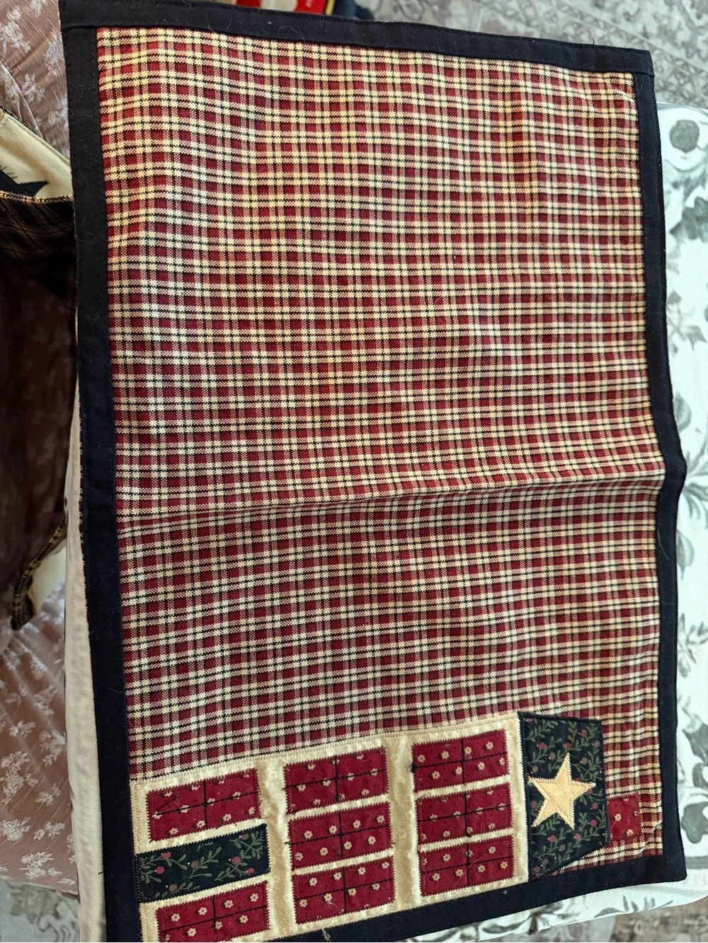 3 new park designs placemats and a patriotic small table covering